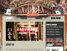 Tablet Screenshot of bangbanghairsalon.com